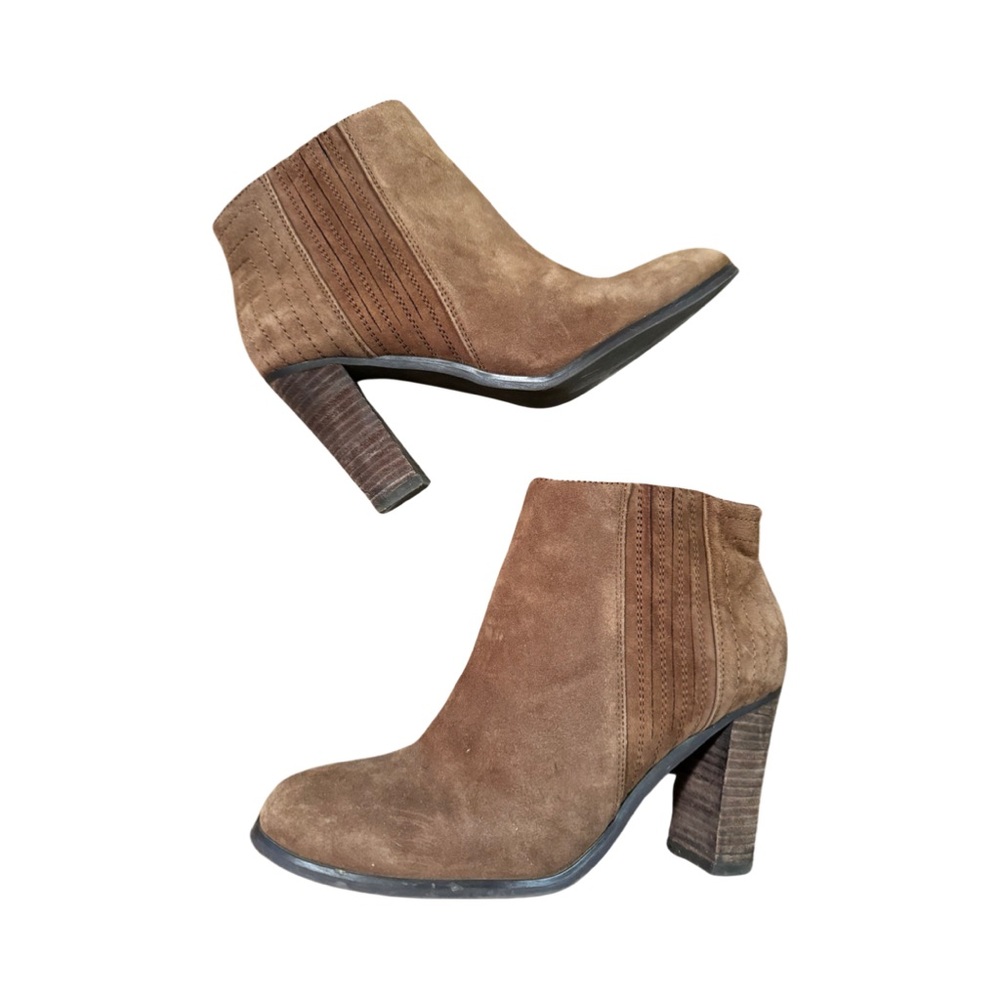 Carlos by Carlos Santana Bourbon Genuine Suede Booties